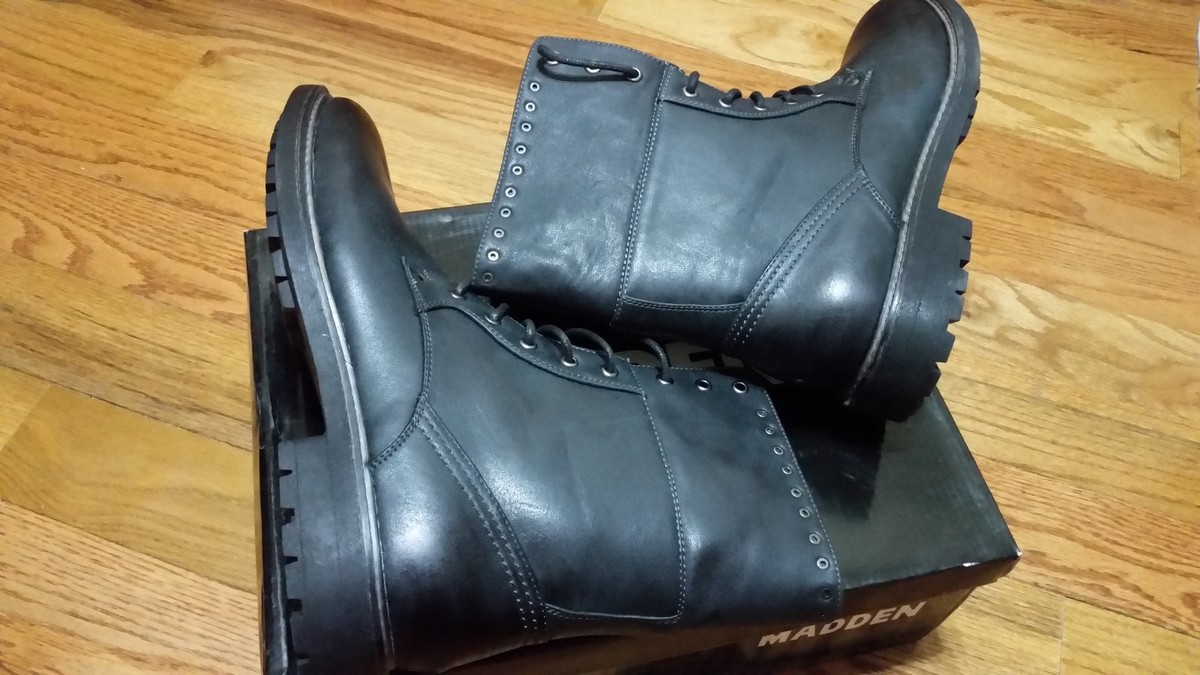 NEW w box MADDEN MEN`S SHOES BOOT BLACK SIZE 11.5 | eBay display picture 1