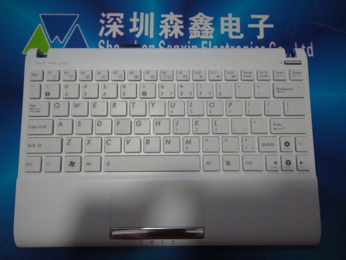 ASUS Eee pc 1025 1025C 1025CE US Keyboard 04G0A291KUS01-2 White Frame - Picture 1 of 3