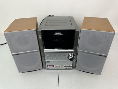 Panasonic SA-PM16 Compact Bookshelf Stereo System - AM/FM 5-CD