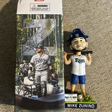 New Mike Zunino Florida Man Tampa Bay Rays Bobblehead Bobble Head. In Hand .