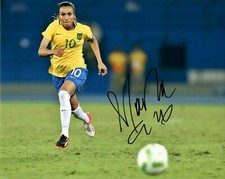Brazil Orlando SC Marta da Silva Signed Autographed Signed 8x10 Photo COA #7