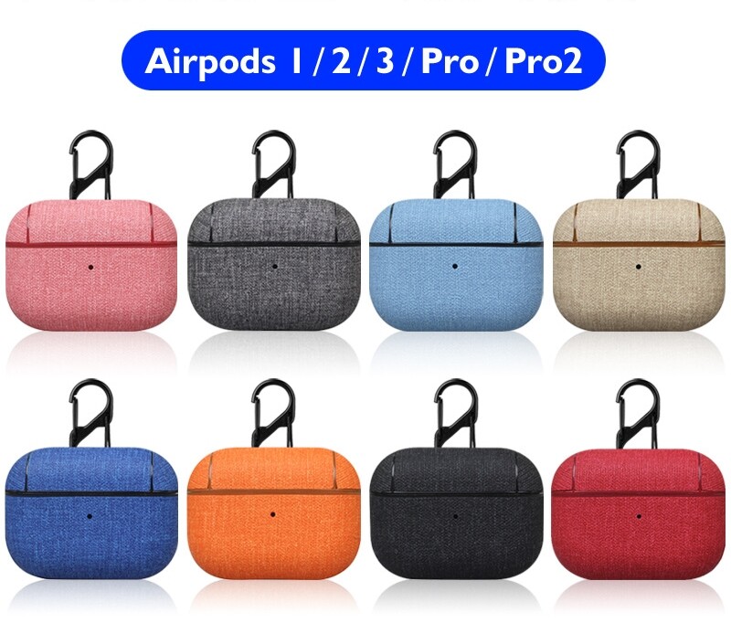 Estuche Funda Cover de Patrón de Tela Para Audifonos AirPods 2nd AirPods  Pro 2nd