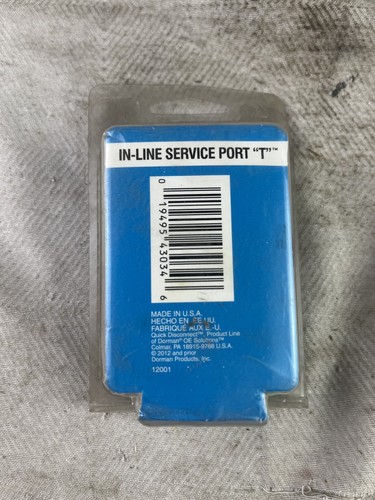 Dorman 800-965 Service Port Tee for 1/2 Low Pressure Side Line - Picture 5 of 5