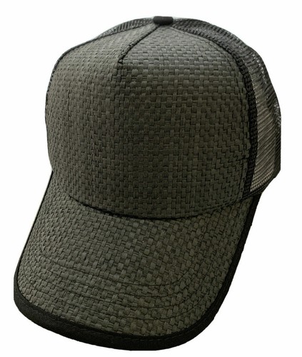 Nayt Straw Trucker Cap Black | eBay