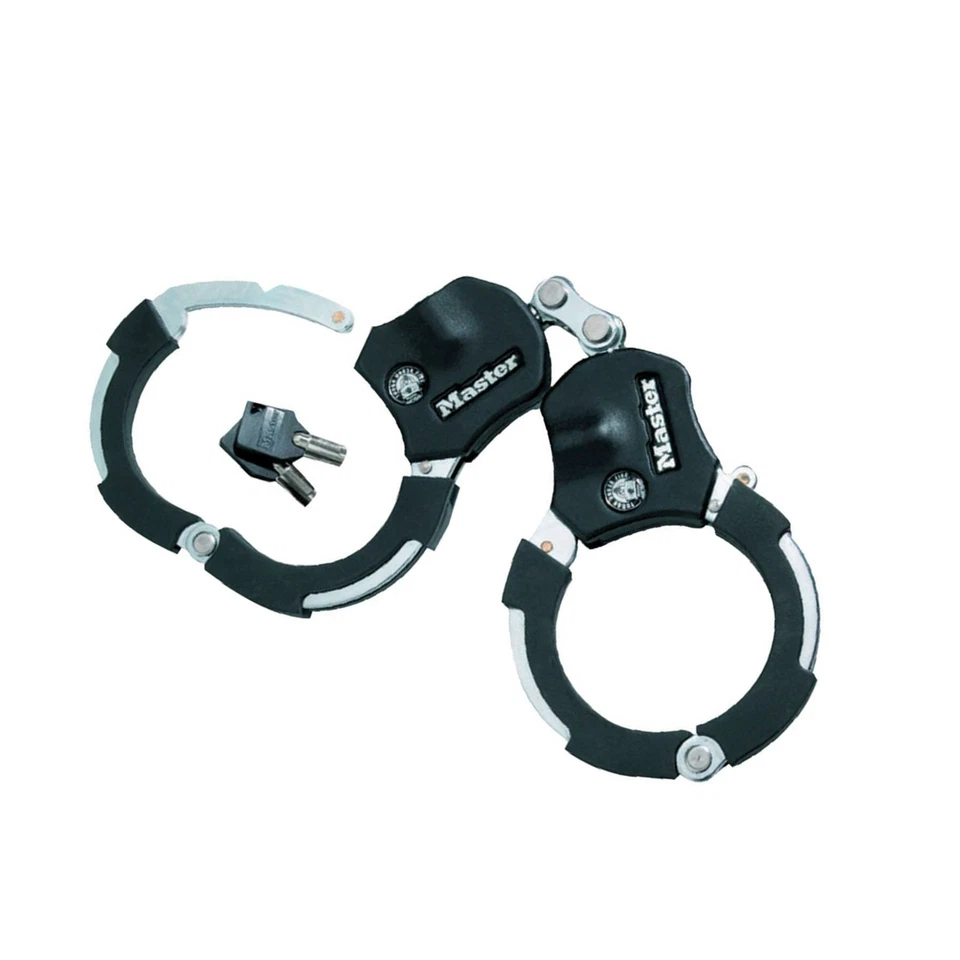 Master Lock Bicycle Cycle Bike Street Cuff Short Hardened Steel Silver - 7.6 MM - Image 4 of 4