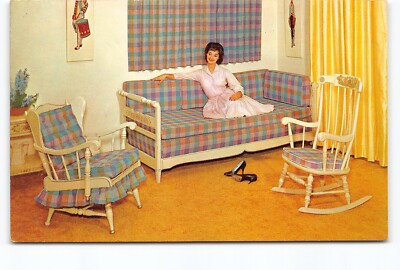 Albert M Lock & Son Inc Day Bed Boston Massachusetts MA Chrome Postcard Unposted