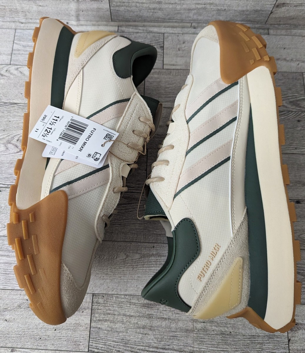 Adidas Futro Mixr Men's Size 11.5 Low Ecru Tint Cream White Green