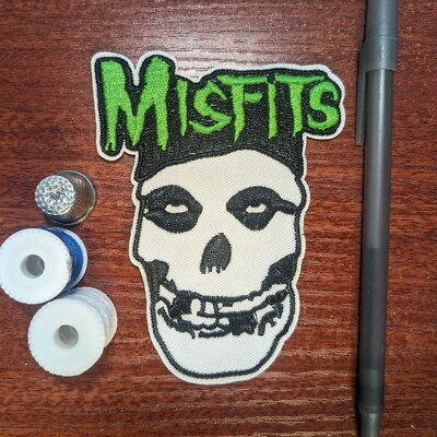 Misfits Band Patch Rock Metal Goth Punk Danzig Embroidered Iron On 4.25x3.25''
