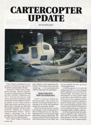 Cartercopter Gyrocopter Aircraft Report 10/7/2022o | eBay