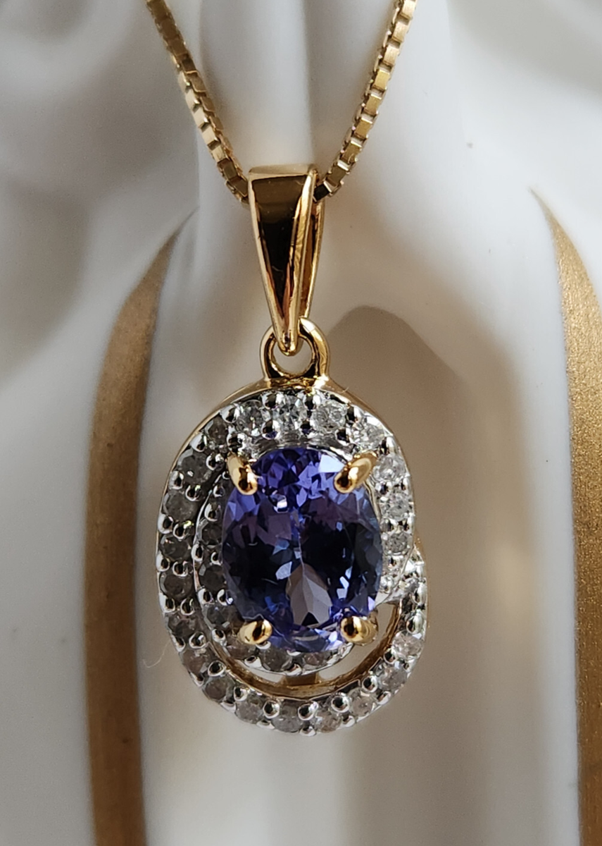 Tanzanite Jtv Gold Pendants Gold Necklace Jtv Diamond Necklaces
