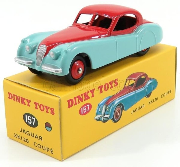 Modellauto Statische Epoche Jaguar XK120 Coupe 1948 Rot Modellbau Massstab 1/43-image