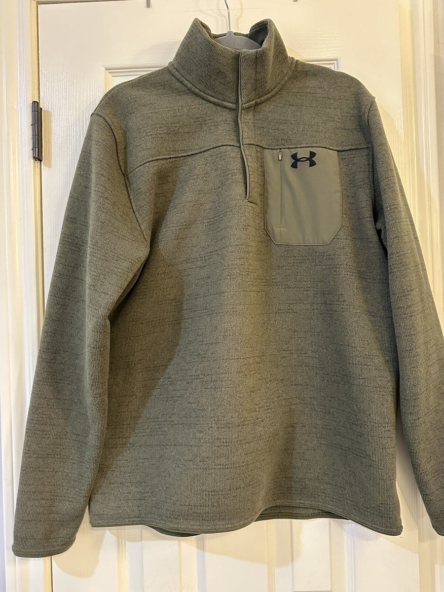 Under Armor Quarter Snap Olive Size