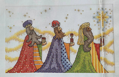 RELIGIÖSE KULTURGESCHICHTE WEIHNACHTEN Kreuzstichkarte Multiple Choice