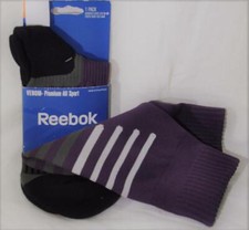 Reebok Venom All Sport Socks Youth 4-8 Women 5-10 Medium Purple 62507 FAST AE6