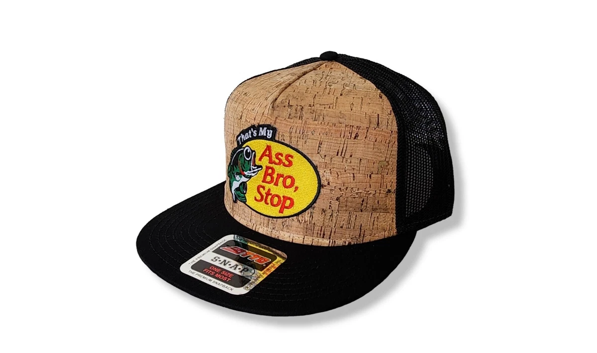 BASS PRO SHOP PARODY FUNNY HAT SNAPBACK TRUCKER MESH CAP UNIVERSAL ADULT  SIZE