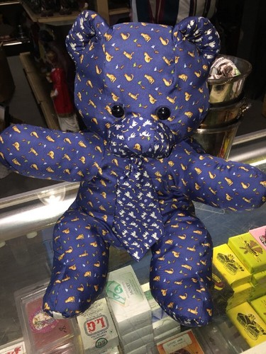 salvatore ferragamo silk teddy bear