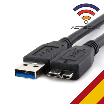 CABLE MICRO USB 3.0 NEGRO DISCO DURO EXTERNO TOSHIBA SAMSUNG LACIE | eBay