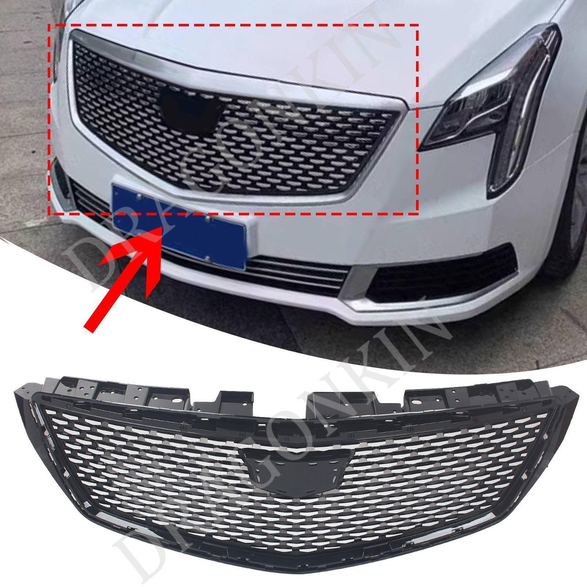 For 2018 2019 2020 Cadillac XTS Front Bumper Grill Grille Diamond
