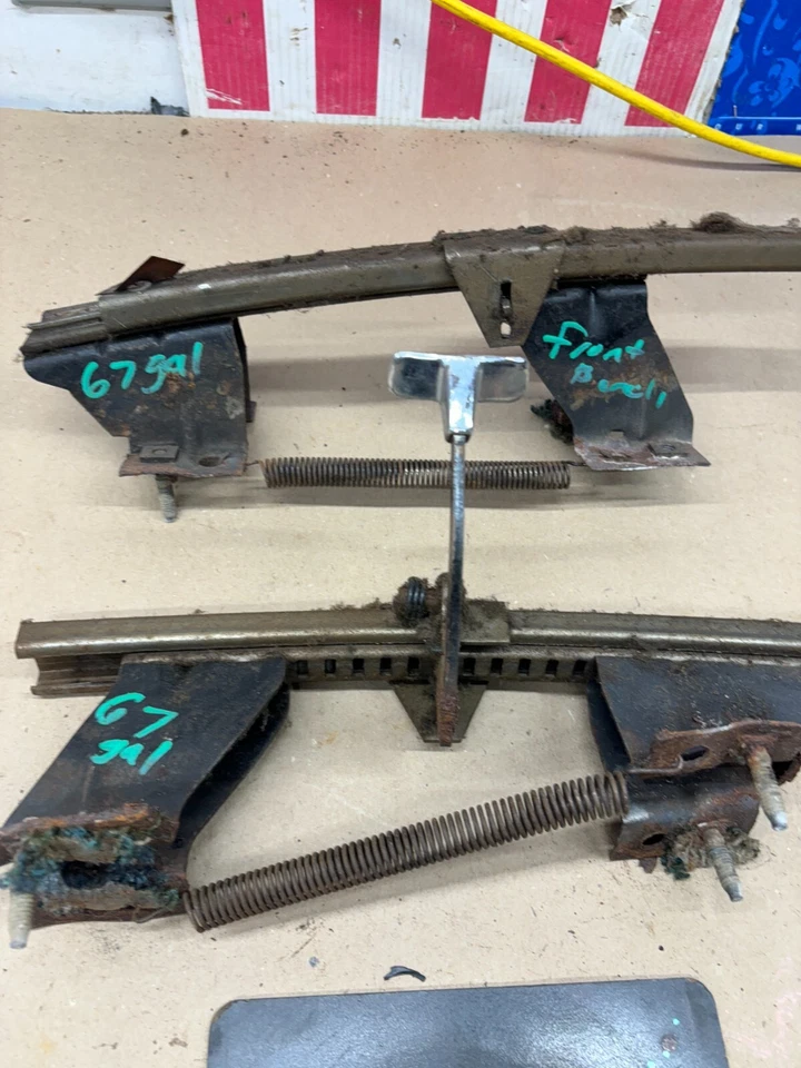 Ford Galaxie 1965-1968 asiento orugas banco LTD Marauder Monterey 1966 1967 65 66 6 Foto 3 de 4