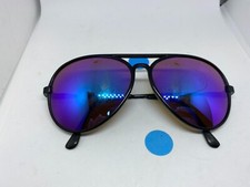 Vintage Primo Dark Blue Square Pilot Sport Eyeglasses Sunglasses FRAMES ONLY