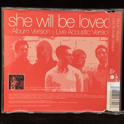 MAROON 5 - She Will Be Loved - CD SINGLE 2004 LTD ED IMPORT