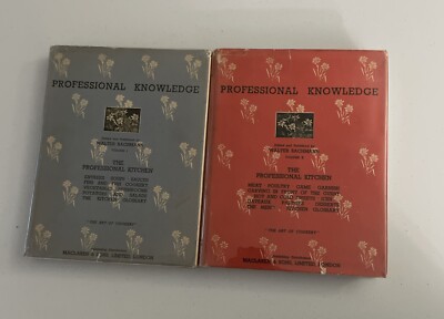 Professional Knowledge The Professional Kitchen Vol 1&2 1951 1st Ed Bachmann