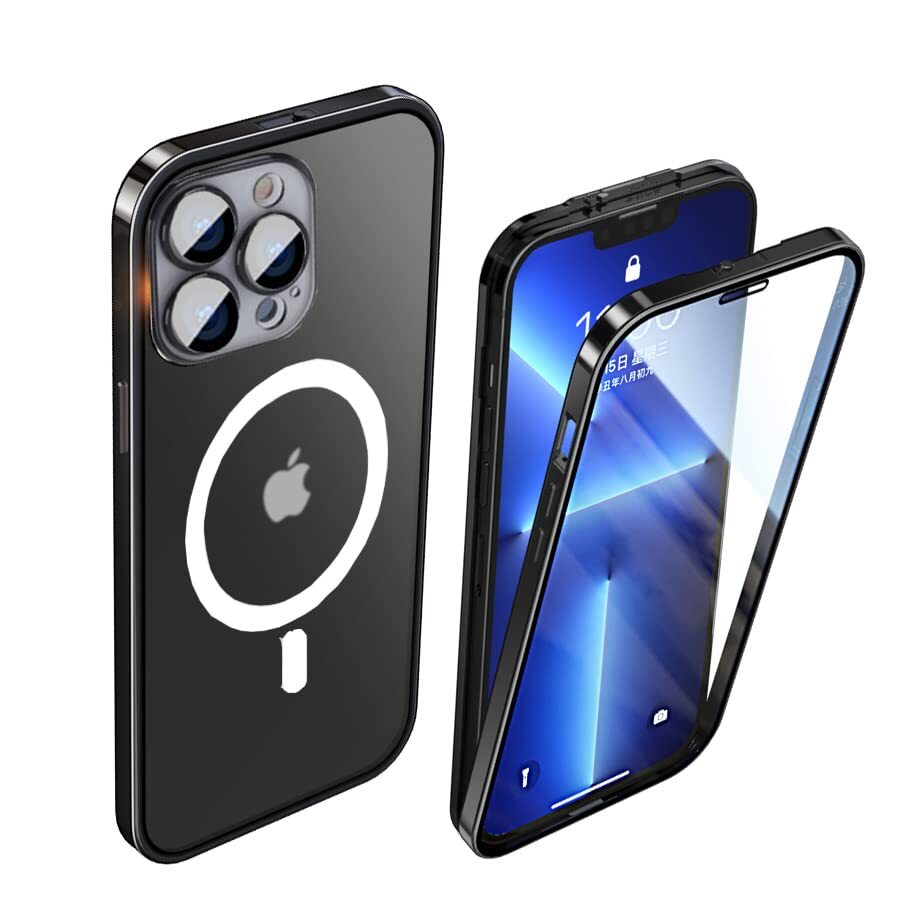iPhone 14 Pro Max Cover Schermo Fotocamera Proteggi Custodia Metallo (X3X)