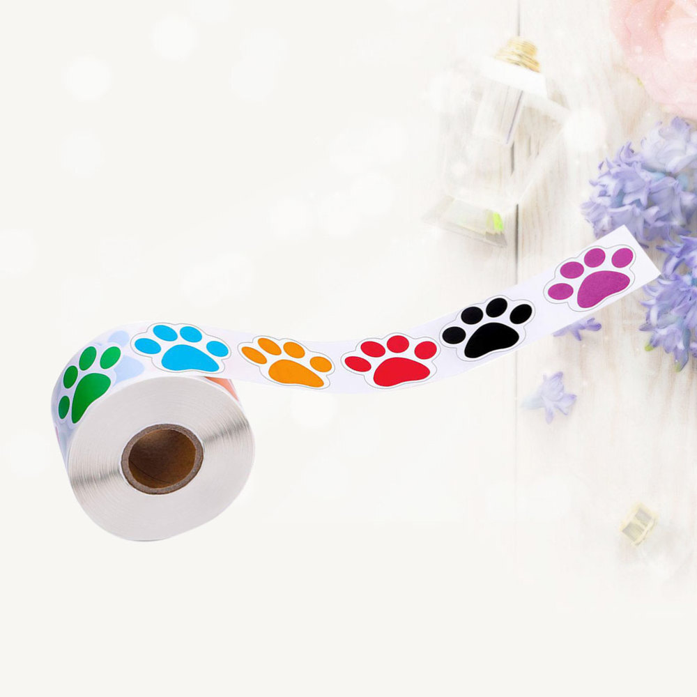 Small Animal Sticker Paw Room Decoration Stickers Self-adhesive Child