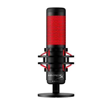 HyperX Mic Quad Cast Tischmikrofon USB-Mikrofon LED-Hintergrundbeleuchtung