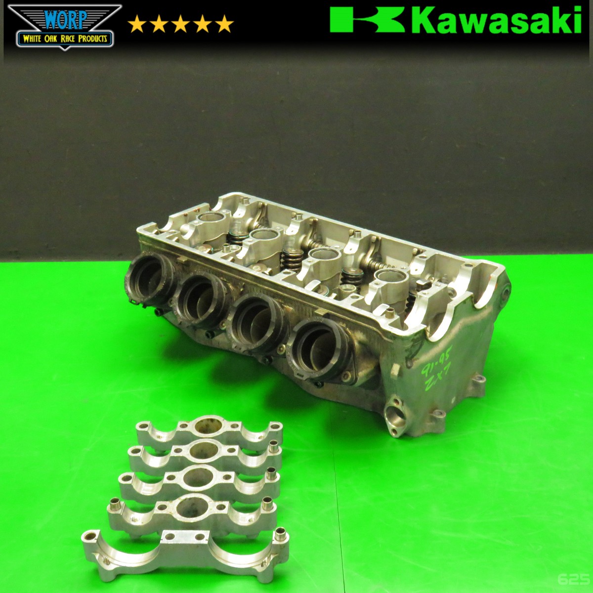 achan　0307 GENUINE OEM 91-95 KAWASAKI ZX7/R ENGINE CYLINDER HEAD TOP