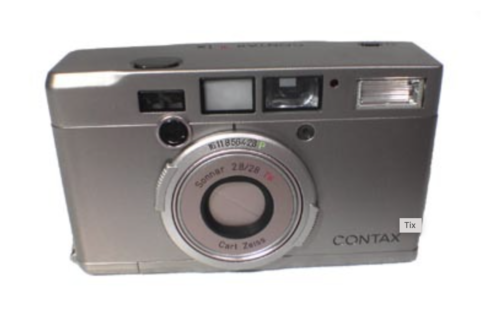 Fotocamera digitale Contax TVS USATA 5,0 megapixel - argento titanio SPEDIZIONE GRATUITA - Foto 1 di 1