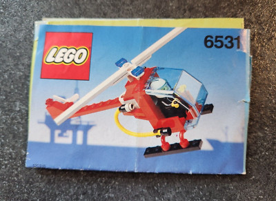 Lego 6531 Flame Chaser Helicopter with instruction manual