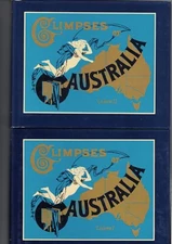 AUSTRALIANA ,GLIMPSES OF AUSTRALIA ,AN ALBUM OF PHOTOGRAPHIC GEMS 2vls SLIPCASE