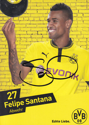 Autograph - Felipe Santos (Borussia Dortmund) - 2012/2013