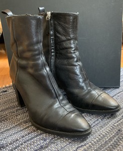 zara womens black boots