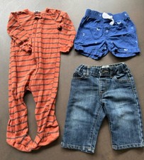 Baby Boy Infant Clothing Bundle Size 9 M carter's Gerber bodysuit jeans shorts