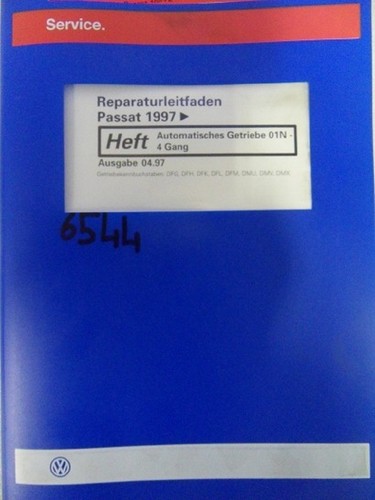 Werkstattbuch Reparaturleitfaden VW Passat Automatisches Getriebe 01N-4Gang#6544