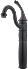 Kingston Brass Georgian Vessel Sink Bathroom Faucet in Oil Rubbed Bronze Finish
