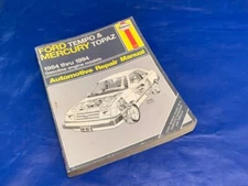 1984-1994 Ford Mercury Tempo Topaz Haynes 1418 Repair Shop Manual 