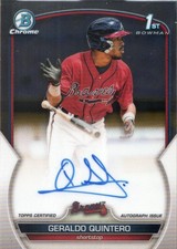 2023 Bowman Chrome Prospect Baseball Autographs: Pick from List
