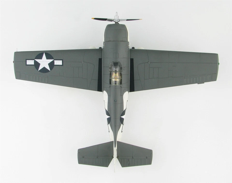 Hobby Master 1:48 Grumman F4F-4 Wildcat USN VC-12 Black 3 USS Core 1944 HA8903 - Image 2 of 4