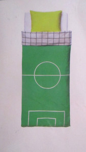 Ikea Spelplan Twin Size Soccer Theme Duvet/Pillowcase Set - Factory Sealed