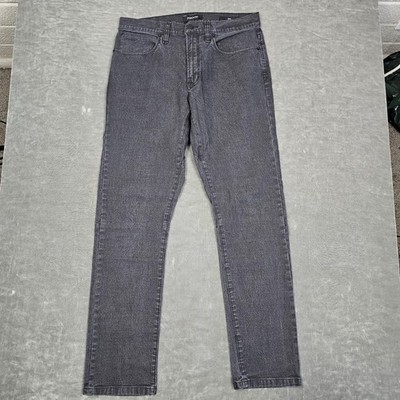 Proof Jeans Mens 30x30 Gray Slim Fit Trutemp 365 Stretch Denim Pants Casual
