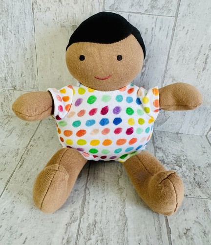 Lovevery Plush Doll Organic Lovey Montessori Learning Polka Dot Spots Lovey 9"