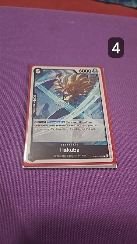 OP:TCG Hakuba OP05-087 Awakening of the New Era Regular BLACK COMMON