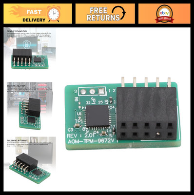 TPM 2.0 Security Module 10Pin SPI Encryption for SuperMicro AOM 9672V Motherboar
