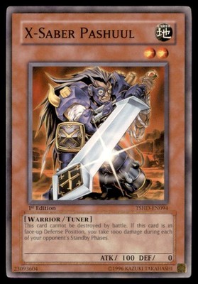 Yu Gi Oh! X Saber Pashuul TSHD EN094 The Shining Darkness 1st Edition Regular