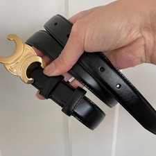 Celine Medium Triomphe Belt Size 90cm