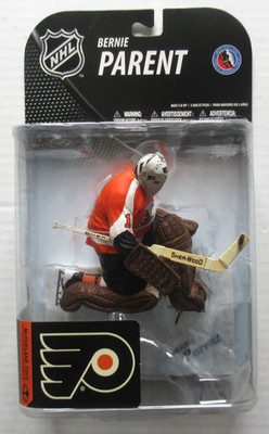 MCFARLANE BERNIE PARENT NHL SERIES 19 LEGENDS FLYERS GOALIE 6'' FIGURE NEW SEALED