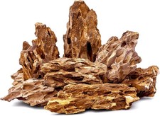 6.1-8.1 Inches Natural Dragon Stone 6 PCS Large Aquarium Rocks Aquascaping